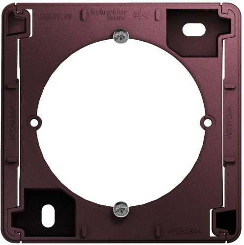 Коробка для наружнего монтажа Systeme Electric Glossa баклажан картинка